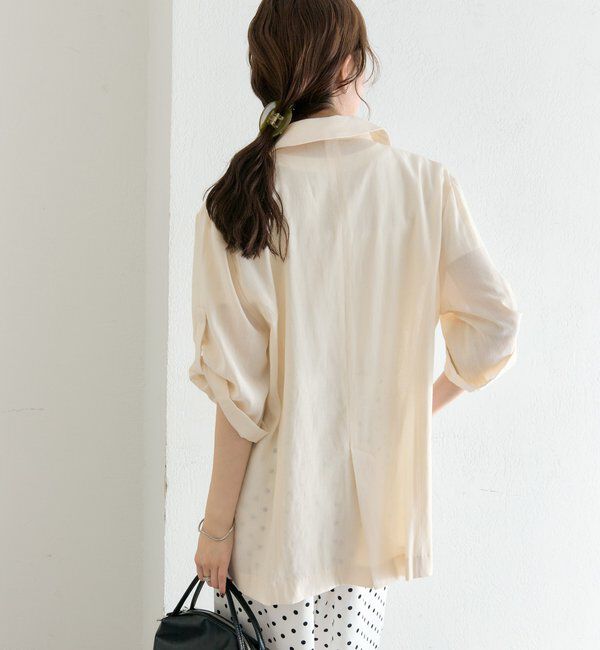  「シアー半袖ジャケット」|その他|
