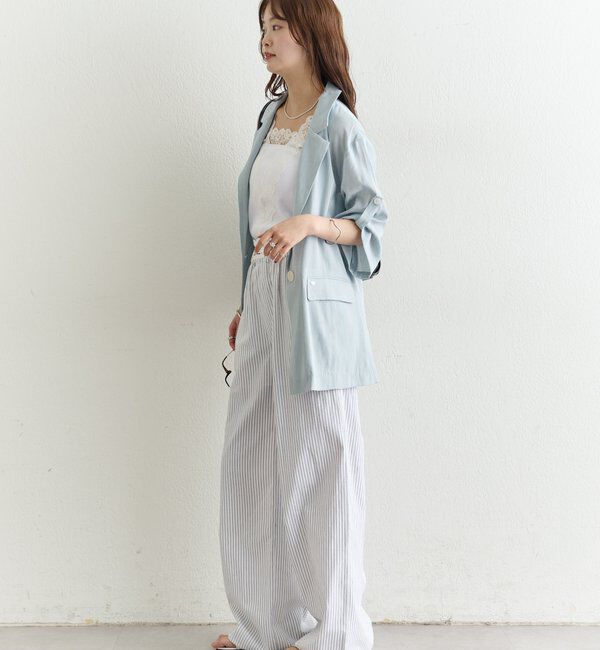  「シアー半袖ジャケット」|その他|