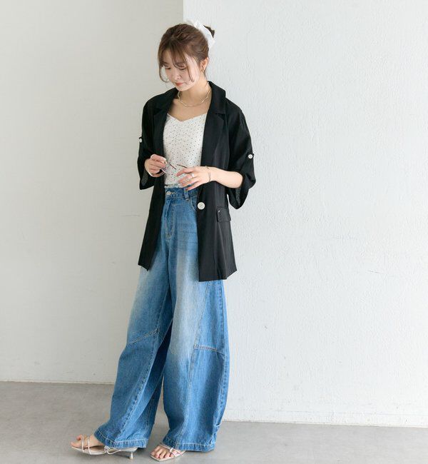  「シアー半袖ジャケット」|その他|