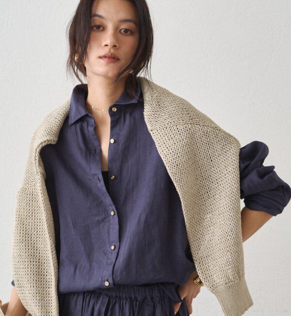  「リネンバックタイシャツ」|シャツ・ブラウス|