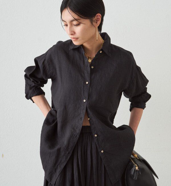  「リネンバックタイシャツ」|シャツ・ブラウス|