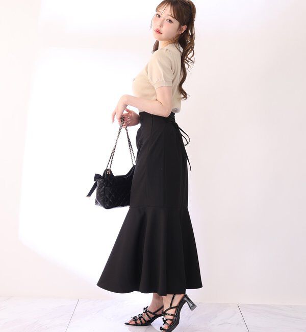  「バックレースアップマーメイドスカート」|スカート|