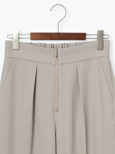 Te chichi「フロントZIPリネンライクテーパードパンツ(セットアップ可)」|その他|