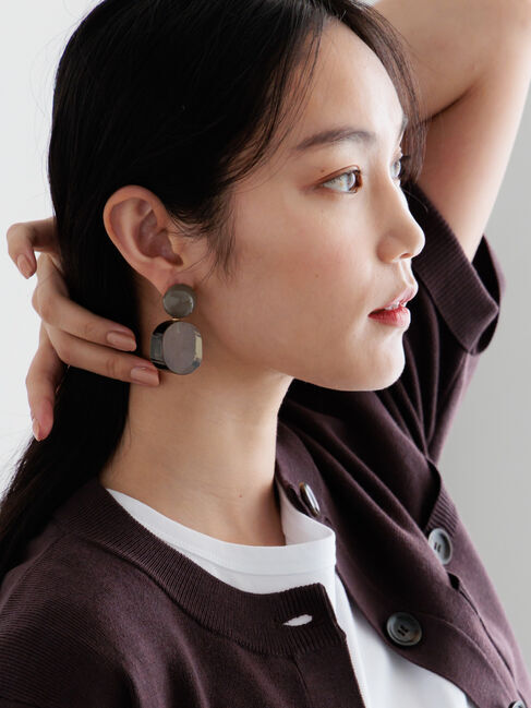 Te chichi「オーバルモチーフピアス」|ピアス|