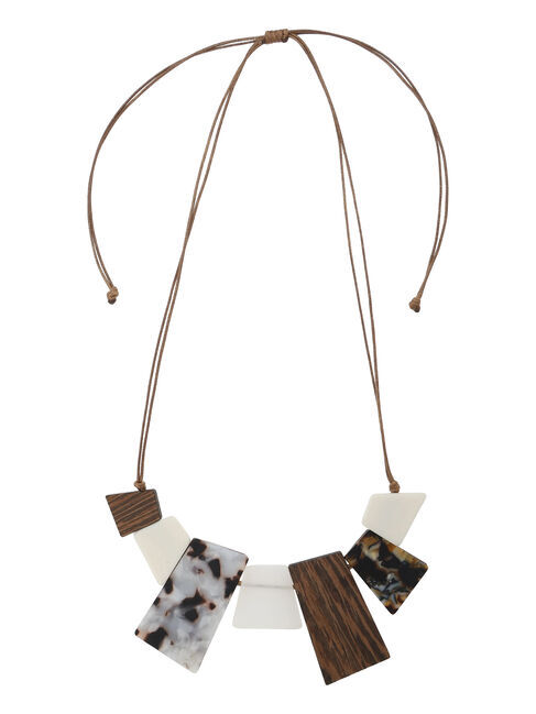 Te chichi「トラペイドモチーフコードネックレス」|ネックレス|