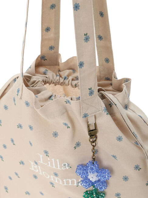 Samansa Mos2「キーホルダー付き花柄ロゴプリントトートバッグ」|その他|