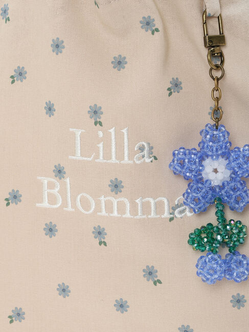 Samansa Mos2「キーホルダー付き花柄ロゴプリントトートバッグ」|その他|