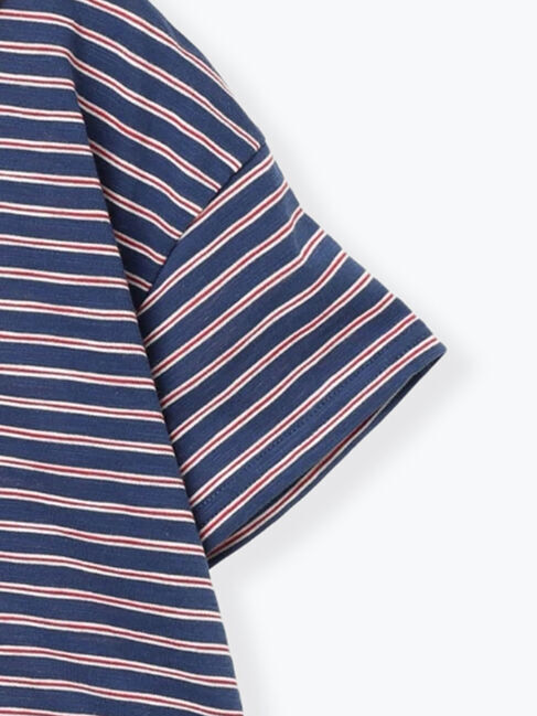 Samansa Mos2 Lagom「マルチボーダーポロシャツ」|Tシャツ・カットソー|