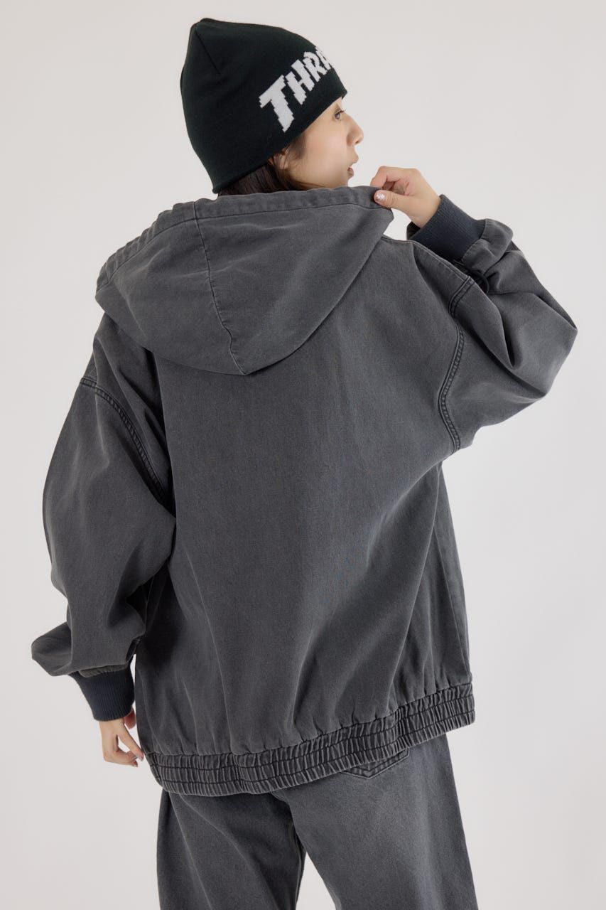RODEO CROWNS「(THRASHER) デニムフードブルゾン」|ブルゾン・スタジャン|