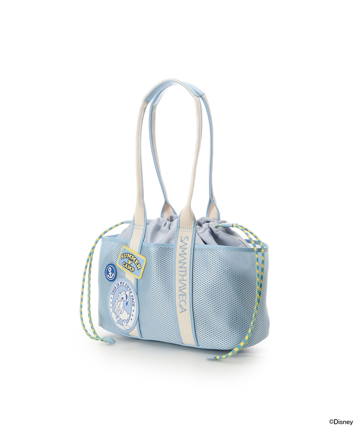 Samantha Vega「｢ﾐｯｷｰﾏｳｽ&ﾌﾚﾝｽﾞ｣ﾛｺﾞﾃｰﾌﾟﾄｰﾄﾊﾞｯｸﾞ(ﾄﾞﾅ  」|トートバッグ|