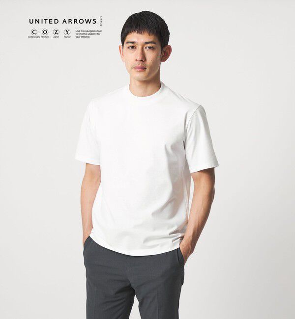 UNITED ARROWS「ポンチ Tシャツ UA COZY 抗菌防臭 接触冷感」|Tシャツ・カットソー|WHITE