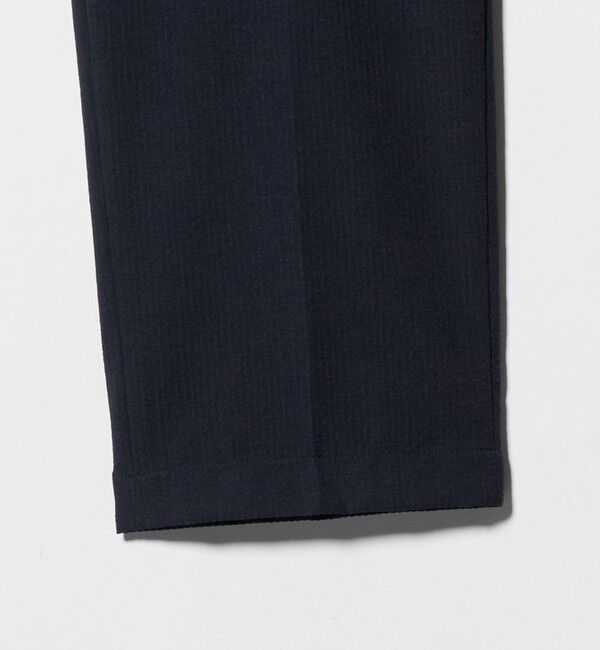 UNITED ARROWS「ライトサッカー ノープリーツ テーパードパンツ UA COZY ウォッシャブル 2WAYストレッチ」|スラックス|