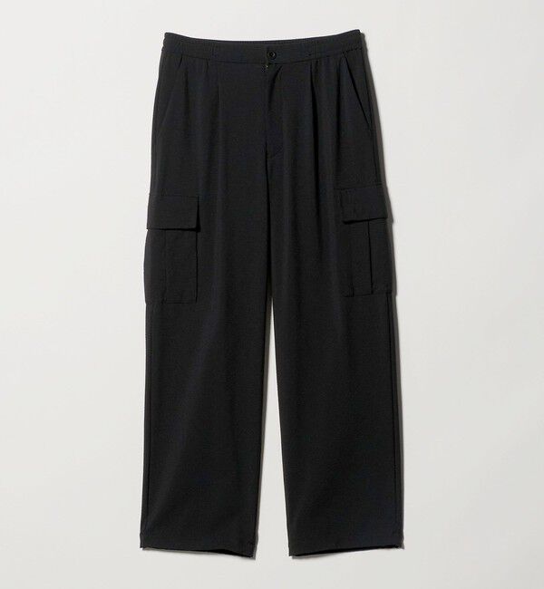 UNITED ARROWS「DotAir ドットエア サッカー カーゴイージーパンツ　吸水速乾」|カーゴ|BLACK