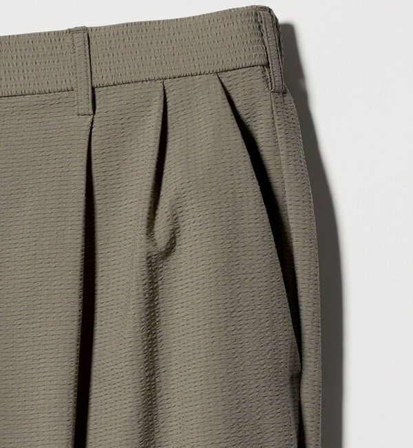 UNITED ARROWS「DotAir ドットエア サッカー ヘムコード 2プリーツ パンツ　吸水速乾」|その他|