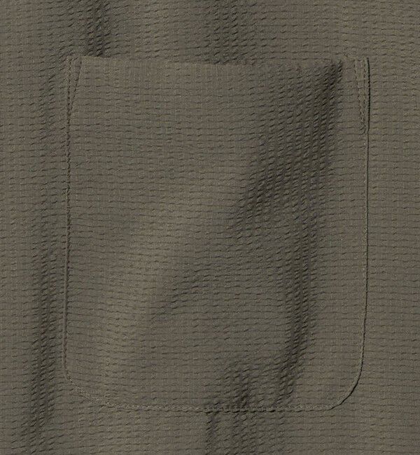 UNITED ARROWS「DotAir ドットエア サッカー ダブルポケットシャツ　吸水速乾」|シャツ・ブラウス|