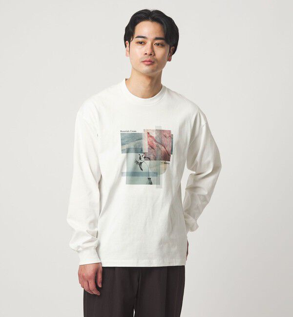 UNITED ARROWS green label relaxing「＜Phospho Graphica＞グラフィック ロングスリーブ Tシャツ」|Tシャツ・カットソー|