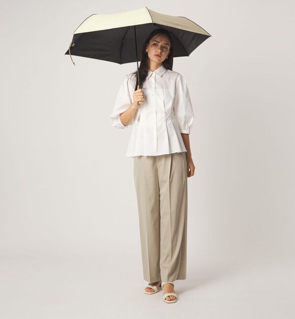 UNITED ARROWS green label relaxing「【別注】＜because＞パイピング 折りたたみ傘 晴雨兼用 レイン UVカット」|傘|