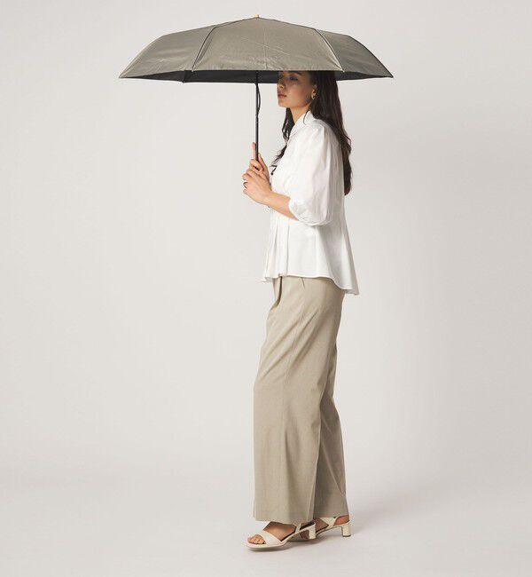 UNITED ARROWS green label relaxing「【別注】＜because＞パイピング 折りたたみ傘 晴雨兼用 レイン UVカット」|傘|
