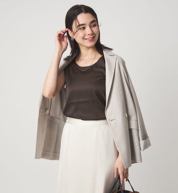 UNITED ARROWS green label relaxing「2WAY タンクトップ」|Tシャツ・カットソー|DK.BROWN