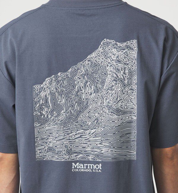 UNITED ARROWS green label relaxing「【別注】＜Marmot＞マウンテン ディピクション 半袖 Tシャツ  -吸水・速乾・UVカット-」|Tシャツ・カットソー|