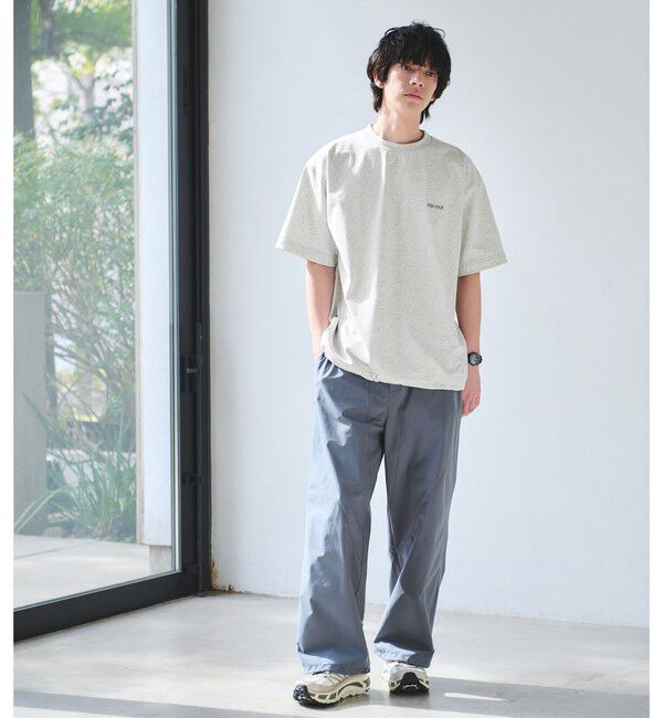 UNITED ARROWS green label relaxing「【別注】＜Marmot＞ドローイング 半袖 Tシャツ カットソー -吸水・速乾・UVカット-」|Tシャツ・カットソー|