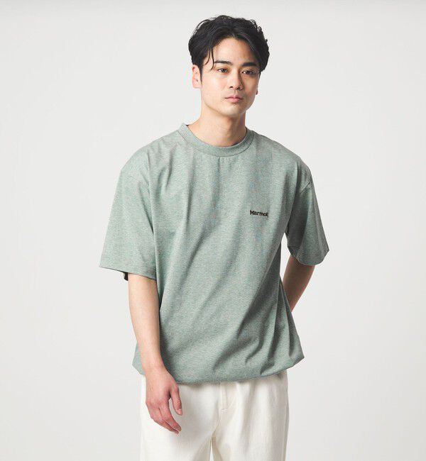 UNITED ARROWS green label relaxing「【別注】＜Marmot＞ドローイング 半袖 Tシャツ カットソー -吸水・速乾・UVカット-」|Tシャツ・カットソー|