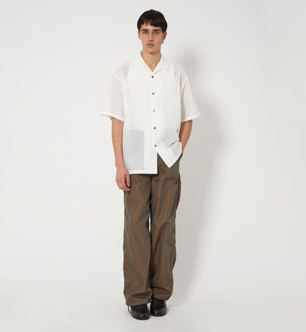 MONKEY TIME「アイレットラッセル オープンカラー シャツ」|シャツ・ブラウス|