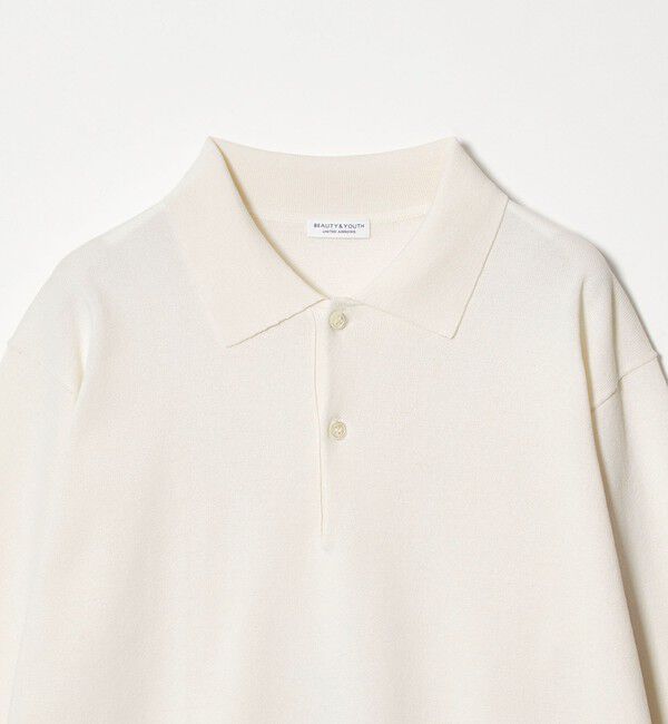 BEAUTY&YOUTH UNITED ARROWS「【WEB限定 WARDROBE SMART】KOUKIN ハイゲージ ニット ポロシャツ【抗菌・防臭】」|ニット・セーター|