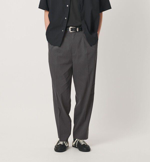 BEAUTY&YOUTH UNITED ARROWS「タンブル リネン スラックス NO.9」|チノ|