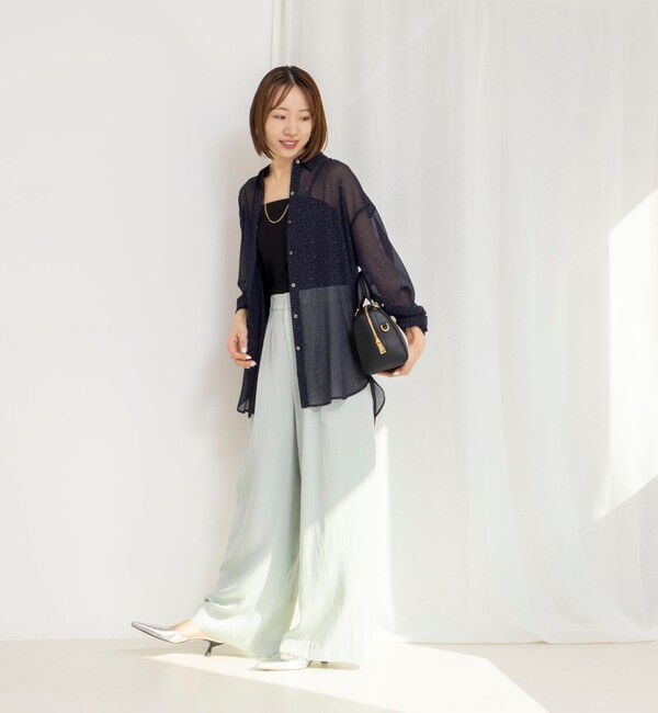 NOLLEY'S「【WEB＆一部店舗限定サイズアイテム】ウォッシャブルセルロースワイドパンツ」|その他|