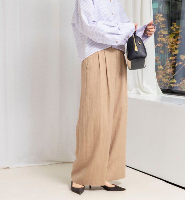 NOLLEY'S「【WEB＆一部店舗限定サイズアイテム】ウォッシャブルセルロースワイドパンツ」|その他|