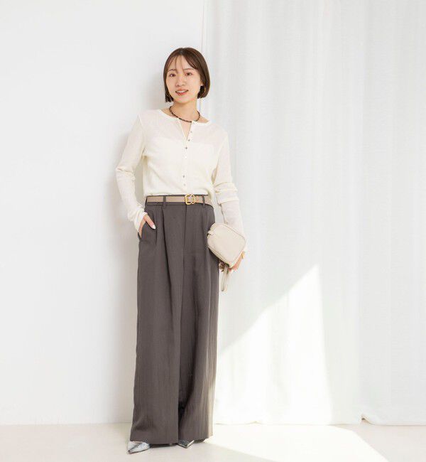 NOLLEY'S「【WEB＆一部店舗限定サイズアイテム】ウォッシャブルセルロースワイドパンツ」|その他|