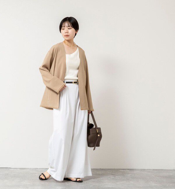 NOLLEY'S「ウォッシャブルエクセルテックタンブラー2タックワイドパンツ」|その他|