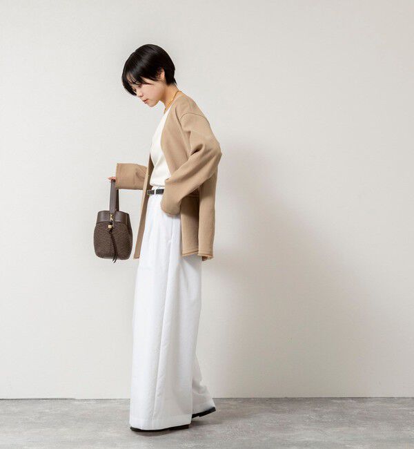 NOLLEY'S「ウォッシャブルエクセルテックタンブラー2タックワイドパンツ」|その他|