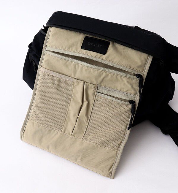 NOLLEY'S goodman「【WEXLEY/ウェクスレイ】DG600 DOUGLAS CRINKLE NYLON BLACK」|ショルダー・メッセンジャー|