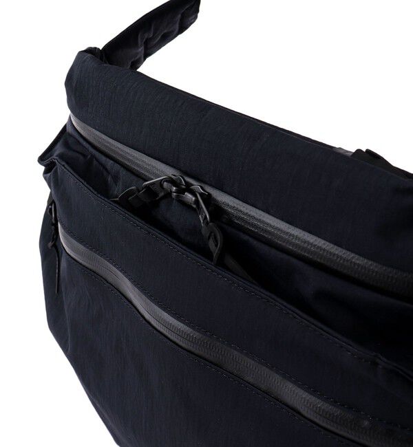 NOLLEY'S goodman「【WEXLEY/ウェクスレイ】DG600 DOUGLAS CRINKLE NYLON BLACK」|ショルダー・メッセンジャー|