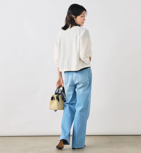 NOLLEY'S「ウォッシャブルヴィンテージメッシュカーディガン」|ブルゾン・スタジャン|