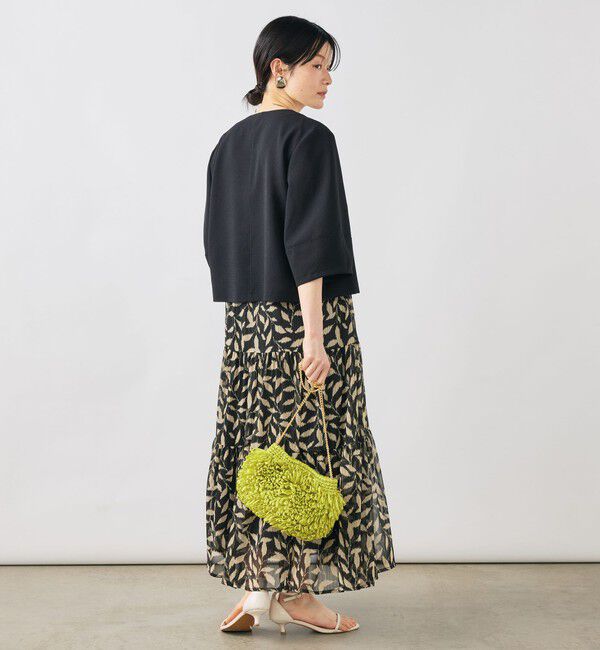 NOLLEY'S「ウォッシャブルヴィンテージメッシュカーディガン」|ブルゾン・スタジャン|