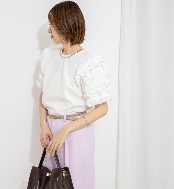 NOLLEY'S「【WEB限定】袖コンシャスプルオーバー」|Tシャツ・カットソー|