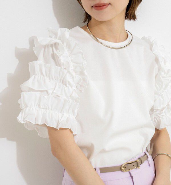 NOLLEY'S「【WEB限定】袖コンシャスプルオーバー」|Tシャツ・カットソー|