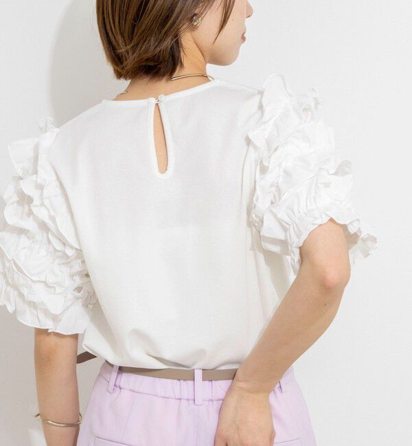 NOLLEY'S「【WEB限定】袖コンシャスプルオーバー」|Tシャツ・カットソー|