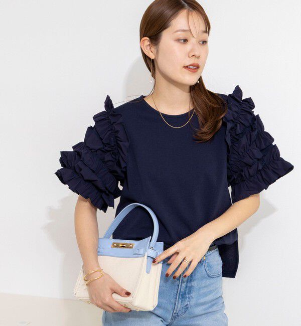 NOLLEY'S「【WEB限定】袖コンシャスプルオーバー」|Tシャツ・カットソー|