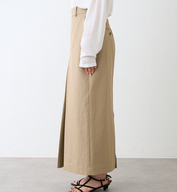  「予約【大人のチノスカート】ボックスタックチノスカート」|スカート|
