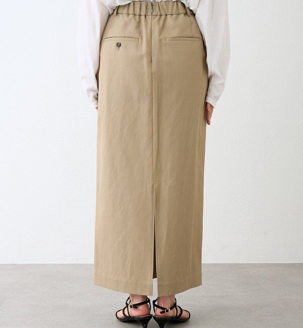  「予約【大人のチノスカート】ボックスタックチノスカート」|スカート|