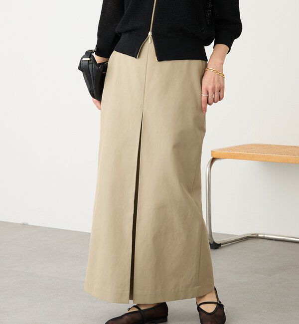  「予約【大人のチノスカート】ボックスタックチノスカート」|スカート|
