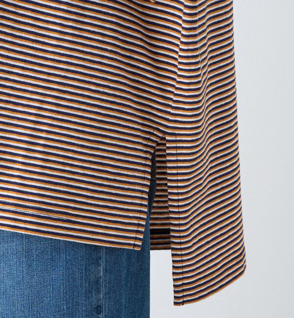  「予約【レトロな雰囲気に】マルチボーダーポロ」|Tシャツ・カットソー|