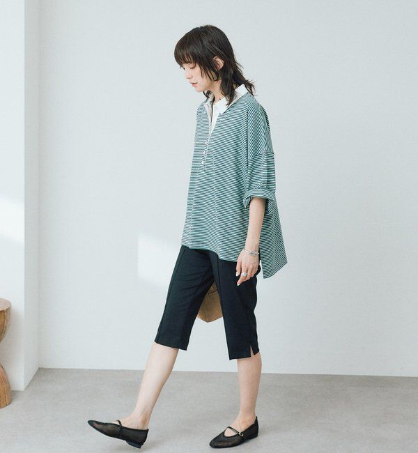  「予約【レトロな雰囲気に】マルチボーダーポロ」|Tシャツ・カットソー|