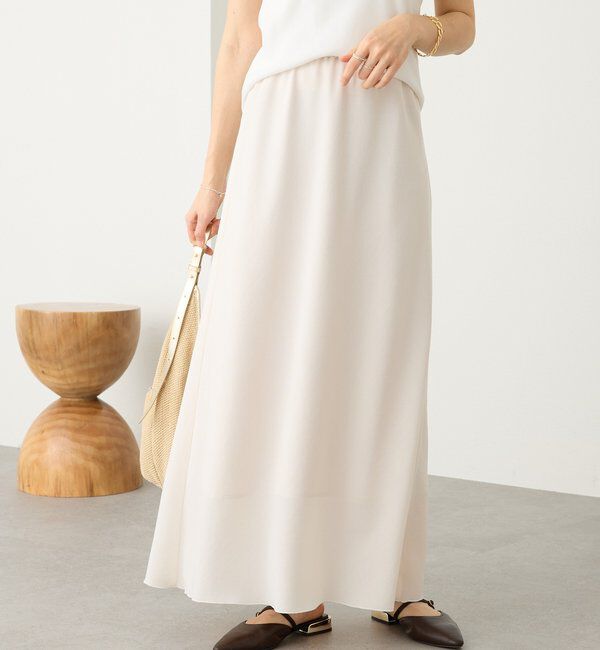  「予約【セットアップ着用可能】メッシュバイアススカート」|スカート|