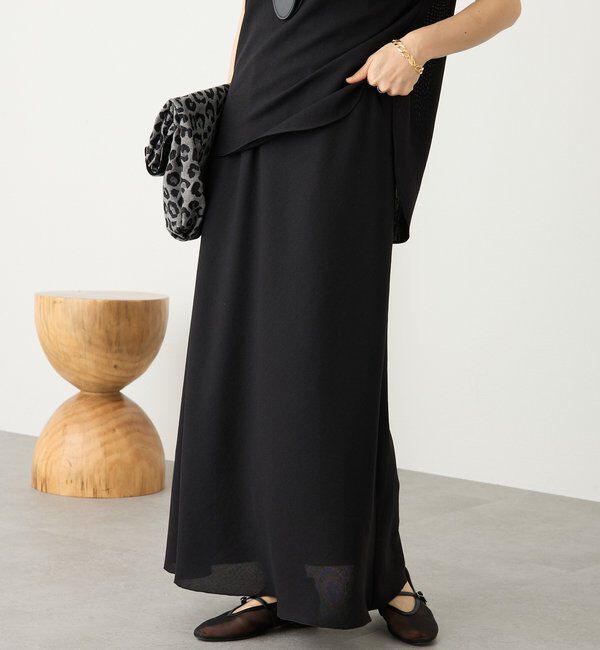  「予約【セットアップ着用可能】メッシュバイアススカート」|スカート|