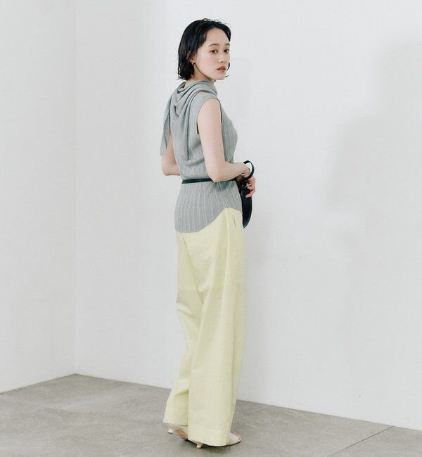  「【トレンド感抜群】リラクシーストライプパンツ」|チノ|